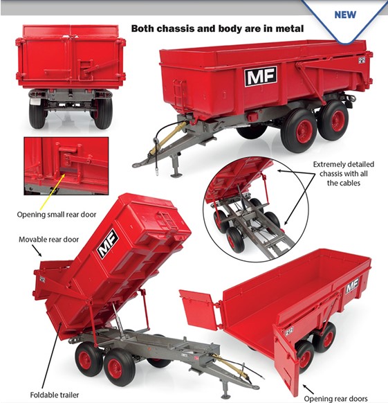 Massey Ferguson 212 Dumper - 1:32